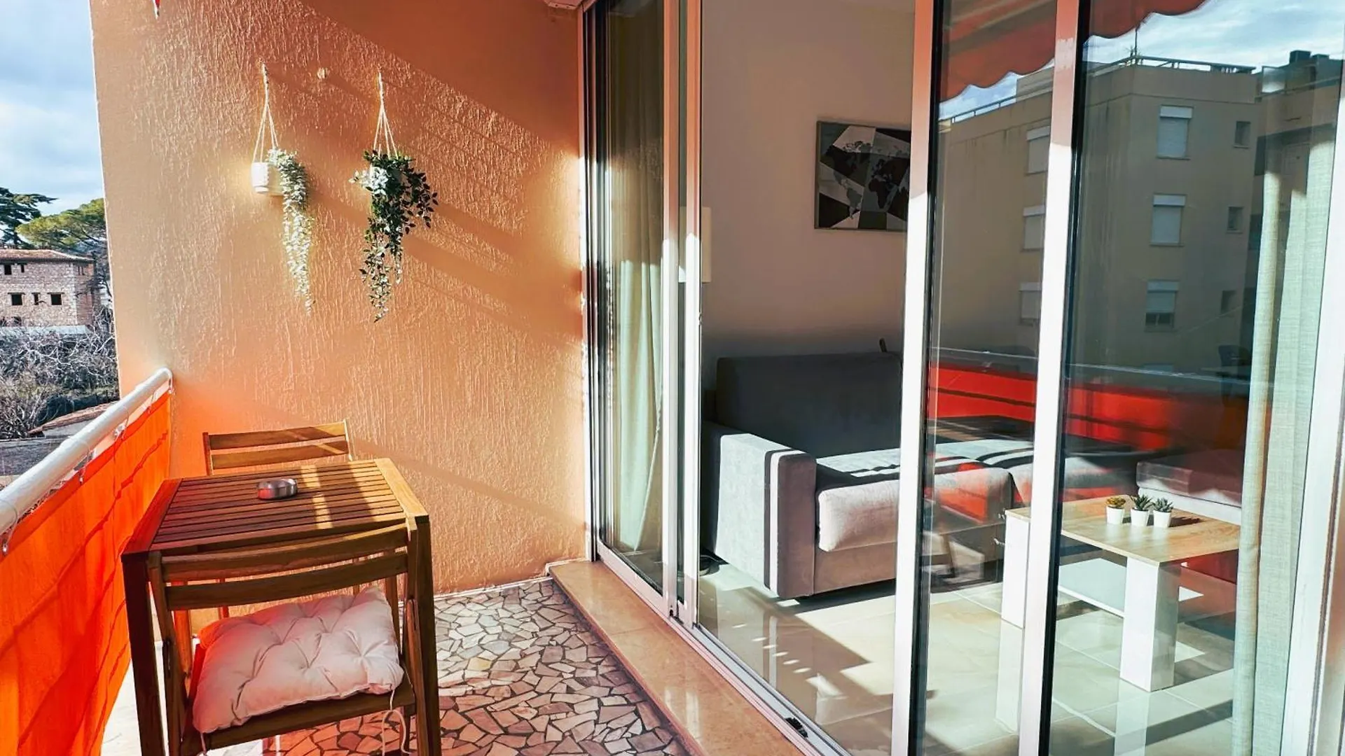 Studio Climatise 600M De La Plage Cagnes-sur-Mer France
